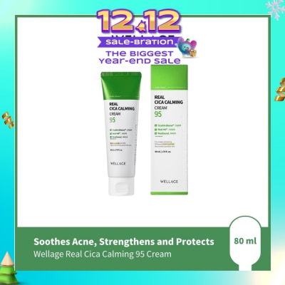 WELLAGE Real Cica Calming 95 Cream 80ml