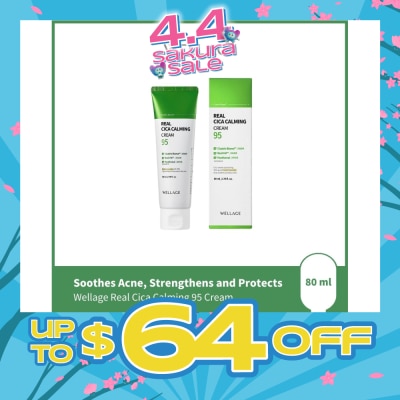 WELLAGE - Real Cica Calming 95 Cream 80ml