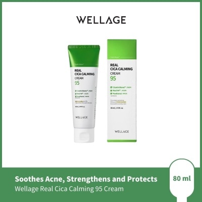 WELLAGE Real Cica Calming 95 Cream 80ml