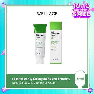 WELLAGE Real Cica Calming 95 Cream 80ml