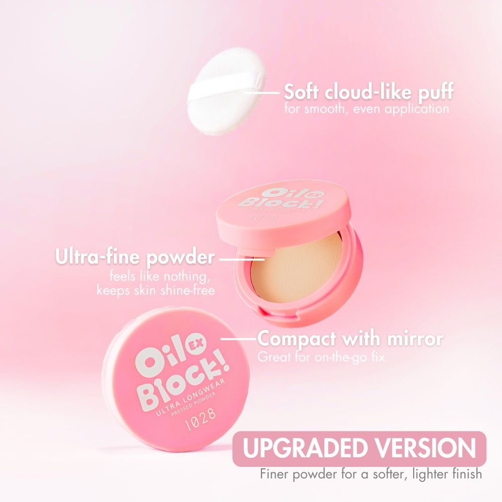 Oil Block Ultra Longwear Pressed Powder Ex Beige 5g