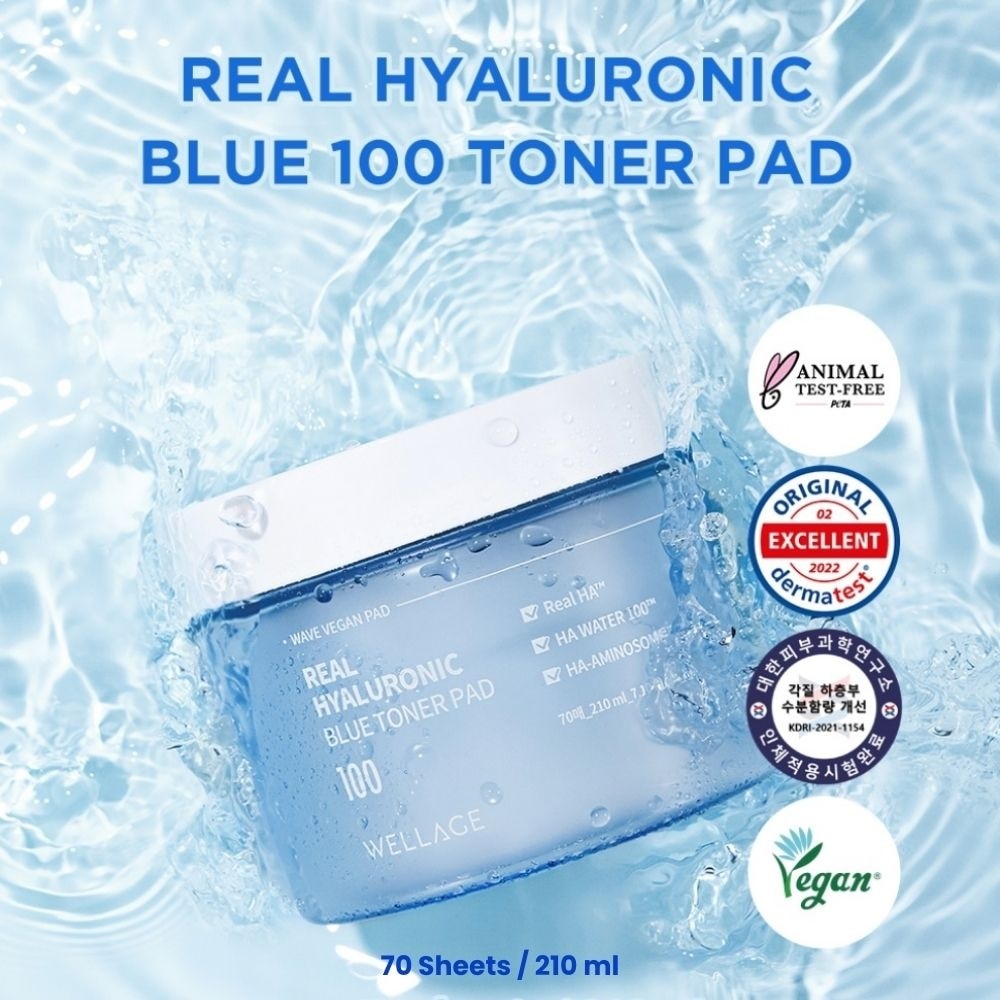Real Hyaluronic Blue Toner Pad 70s