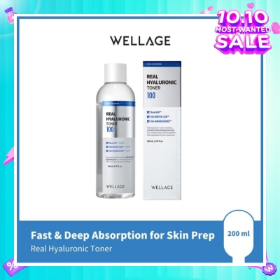 WELLAGE Real Hyaluronic Toner 200ml