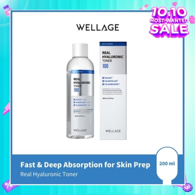 WELLAGE Real Hyaluronic Toner 200ml