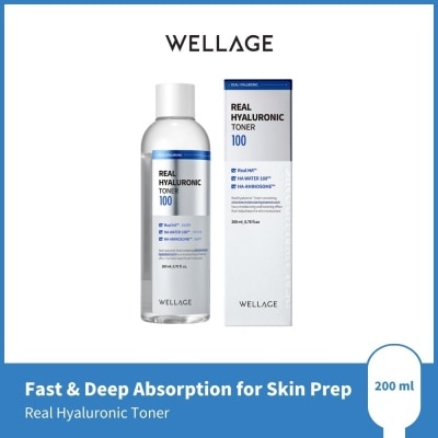 WELLAGE Real Hyaluronic Toner 200ml