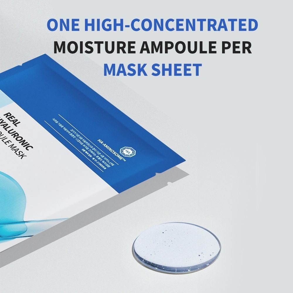 Real Hyaluronic Blue Ampoule Mask 5s