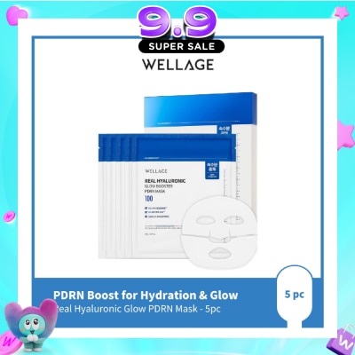 WELLAGE - Real Hyaluronic Glow PDRN Mask 5s image