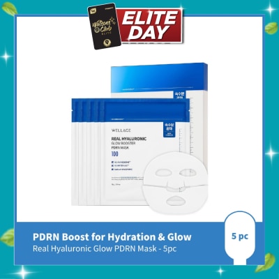 WELLAGE Real Hyaluronic Glow PDRN Mask 5s image
