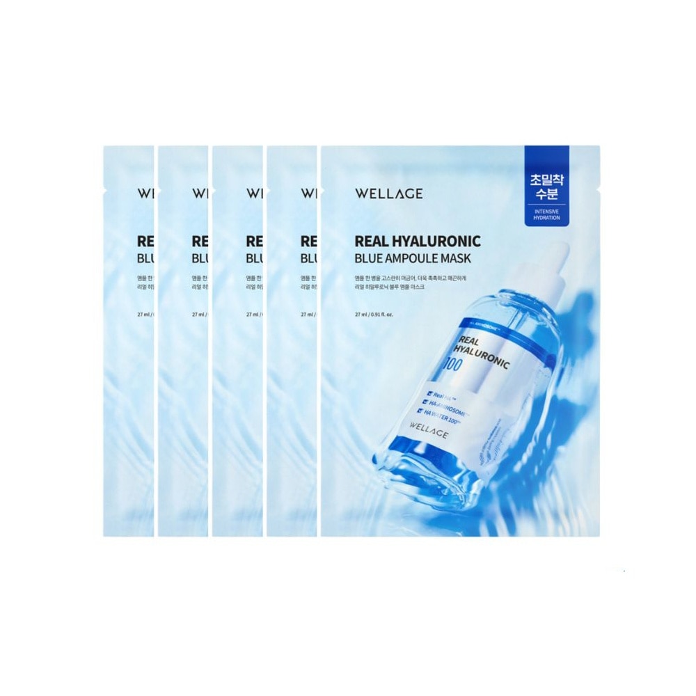 Real Hyaluronic Blue Ampoule Mask 5s