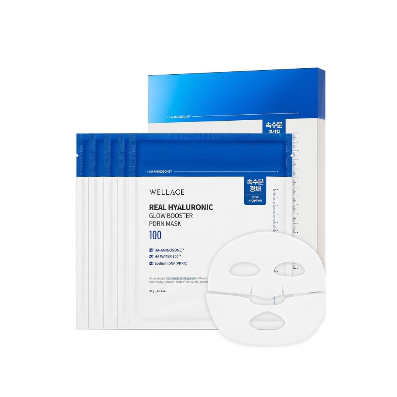 Real Hyaluronic Glow PDRN Mask 5s