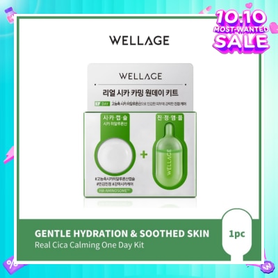 WELLAGE Real Cica Calming One Day Kit 1s
