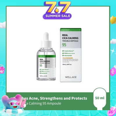 WELLAGE - Real Cica Calming 95 Ampoule 50ml