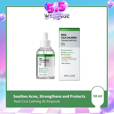WELLAGE - Real Cica Calming 95 Ampoule 50ml