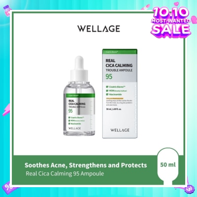 WELLAGE Real Cica Calming 95 Ampoule 50ml