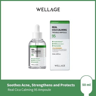 WELLAGE Real Cica Calming 95 Ampoule 50ml