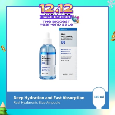 WELLAGE Real Hyaluronic Blue Ampoule 100ml