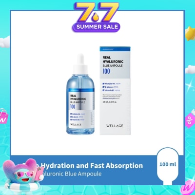 WELLAGE - Real Hyaluronic Blue Ampoule 100ml