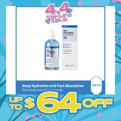 WELLAGE - Real Hyaluronic Blue Ampoule 100ml