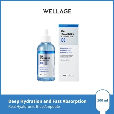 WELLAGE Real Hyaluronic Blue Ampoule 100ml