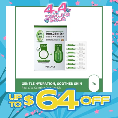 WELLAGE - Real Cica Calming One Day Kit 7s