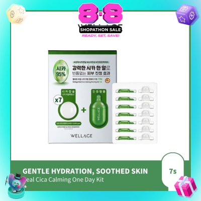 WELLAGE - Real Cica Calming One Day Kit 7s