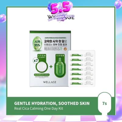 WELLAGE - Real Cica Calming One Day Kit 7s