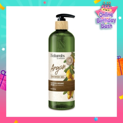 NATURALS BY WATSONS Argan Shower Gel 490ml