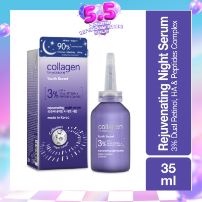 COLLAGEN BY WATSONS - Youth Secret Rejuvenating Night Serum 35ml