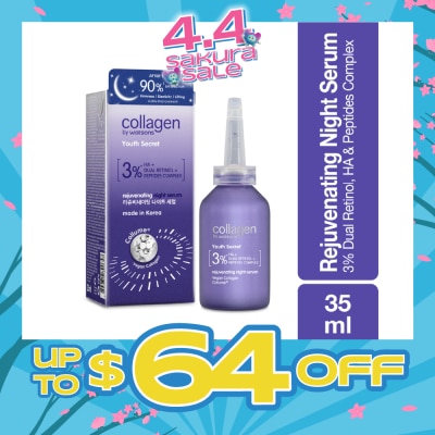 COLLAGEN BY WATSONS - Youth Secret Rejuvenating Night Serum 35ml