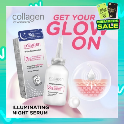 COLLAGEN BY WATSONS White Regeneration Illuminating Night Serum 35ml