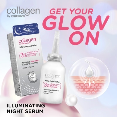 COLLAGEN BY WATSONS White Regeneration Illuminating Night Serum 35ml