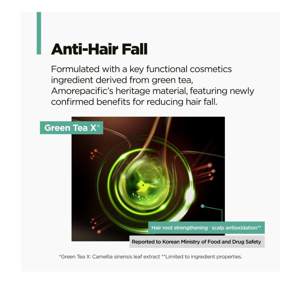 Green Tea Active Sea salt Scaling Shampoo 150ml