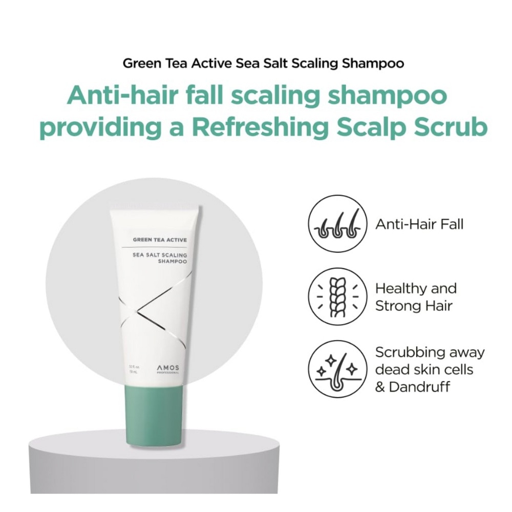 Green Tea Active Sea salt Scaling Shampoo 150ml
