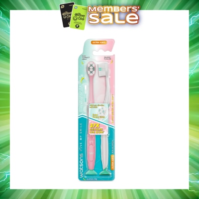 WATSONS - Super Dense Petal Soft Toothbrush 2s