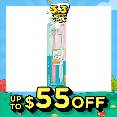 WATSONS Super Dense Petal Soft Toothbrush 2s