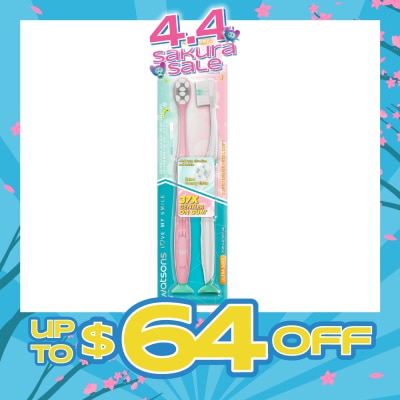 WATSONS - Super Dense Petal Soft Toothbrush 2s