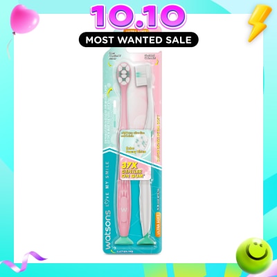 WATSONS Super Dense Petal Soft Toothbrush 2s image