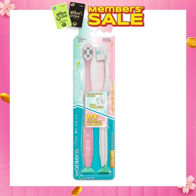 WATSONS Super Dense Petal Soft Toothbrush 2s