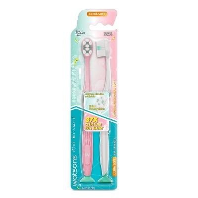 WATSONS Super Dense Petal Soft Toothbrush 2s