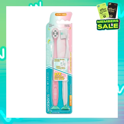 WATSONS Super Dense Petal Soft Toothbrush 2s