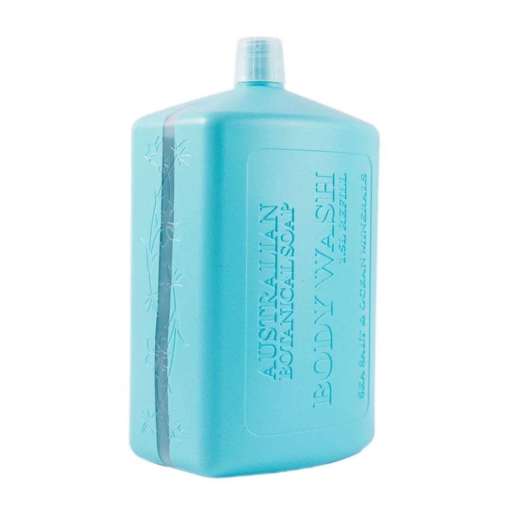 Australian Botanical Soap Sea Salt With Ocean Mineral  (Chamomile Organic Aloe Vera And Sea Salt) Body Wash 1.5L