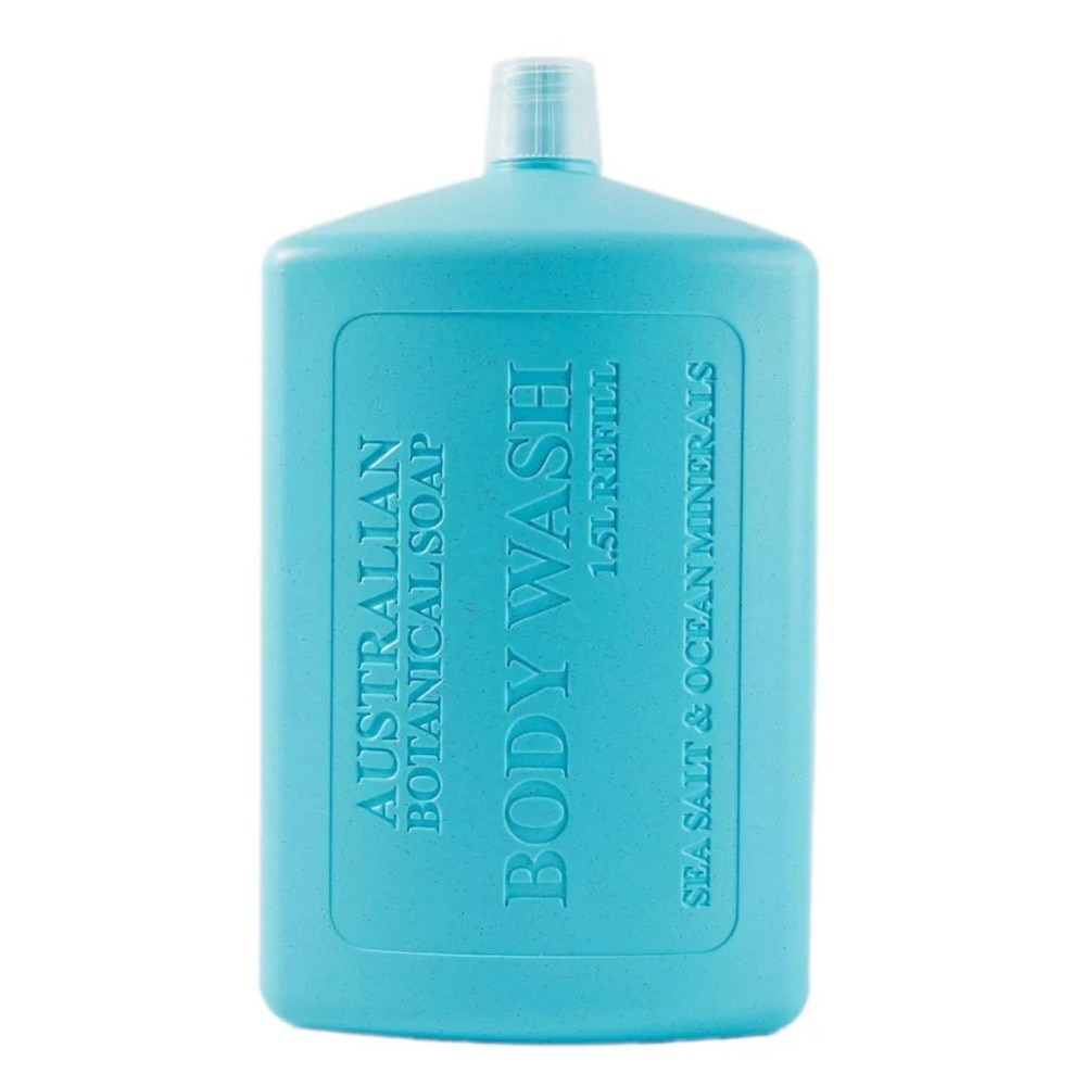 Australian Botanical Soap Sea Salt With Ocean Mineral  (Chamomile Organic Aloe Vera And Sea Salt) Body Wash 1.5L