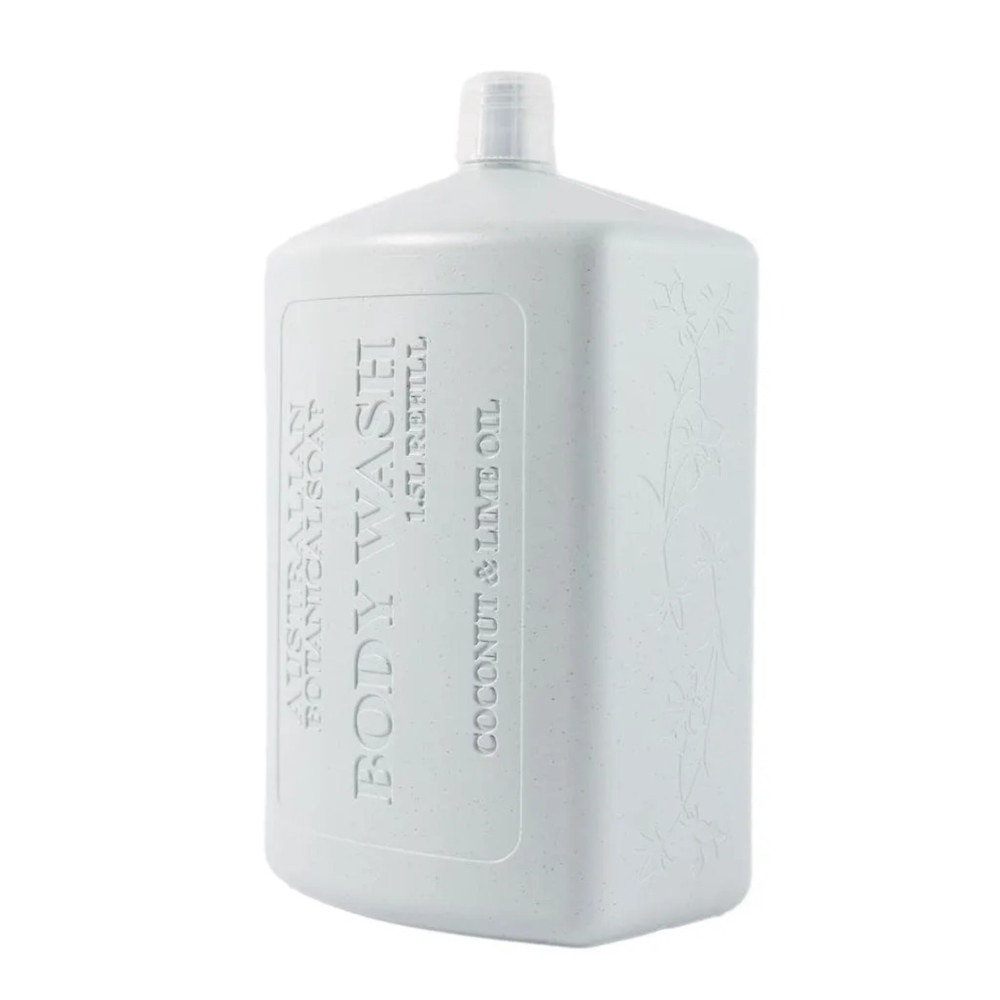 Australian Botanical Soap Coconut & Lime Body Wash (Chamomile Organic Aloe Vera Coconut And Lime) Refill 1.5L