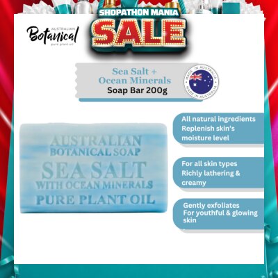 ABS - Australian Botanical Soap Sea Salt With Ocean Minerals Soap Bar 200g