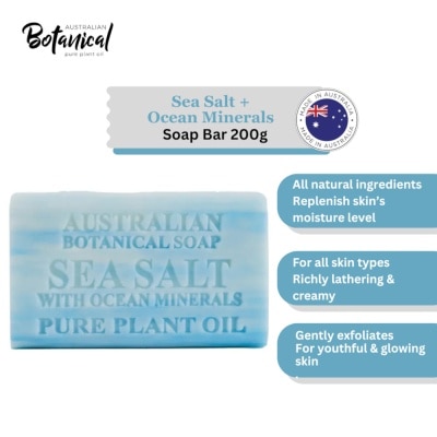 ABS Australian Botanical Soap Sea Salt With Ocean Minerals Soap Bar 200g