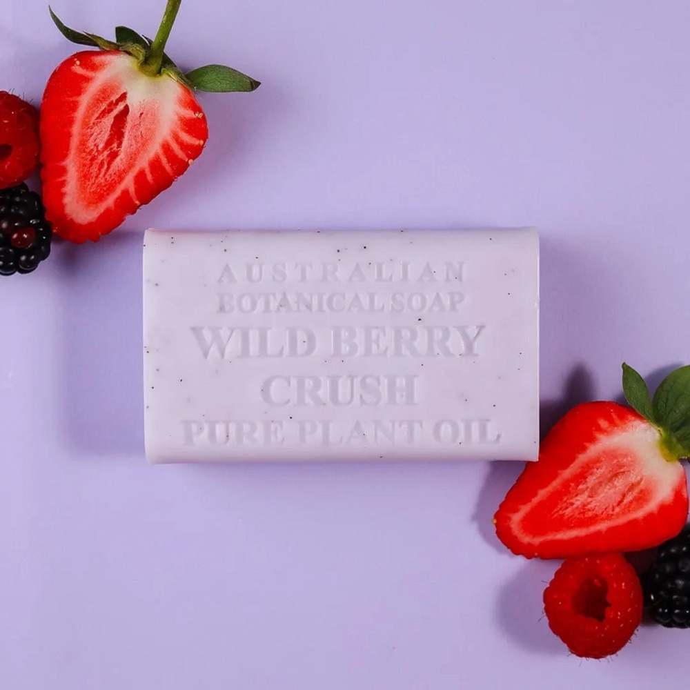 Australian Botanical Soap Wild Berry Crush Soap Bar 200g