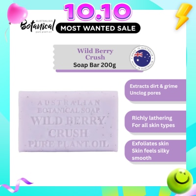 ABS Australian Botanical Soap Wild Berry Crush Soap Bar 200g image