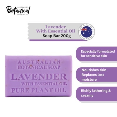 ABS Australian Botanical Soap Lavender With Essential Oil Soap Bar 200g