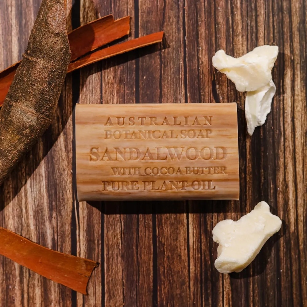Australian Botanical Soap Sandalwood With Cocoa Butter Soap Bar 200g