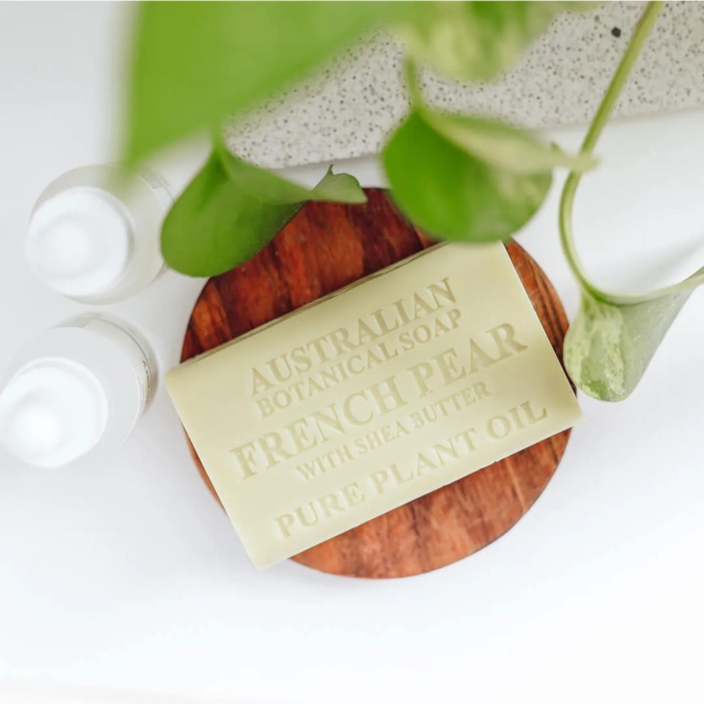 Australian Botanical Soap French Pear With Shea Butter Soap Bar 200g